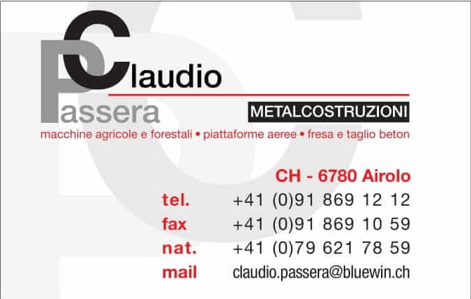 Summer Carnival: Logo sponsor Claudio Passera, Metalcostruzioni